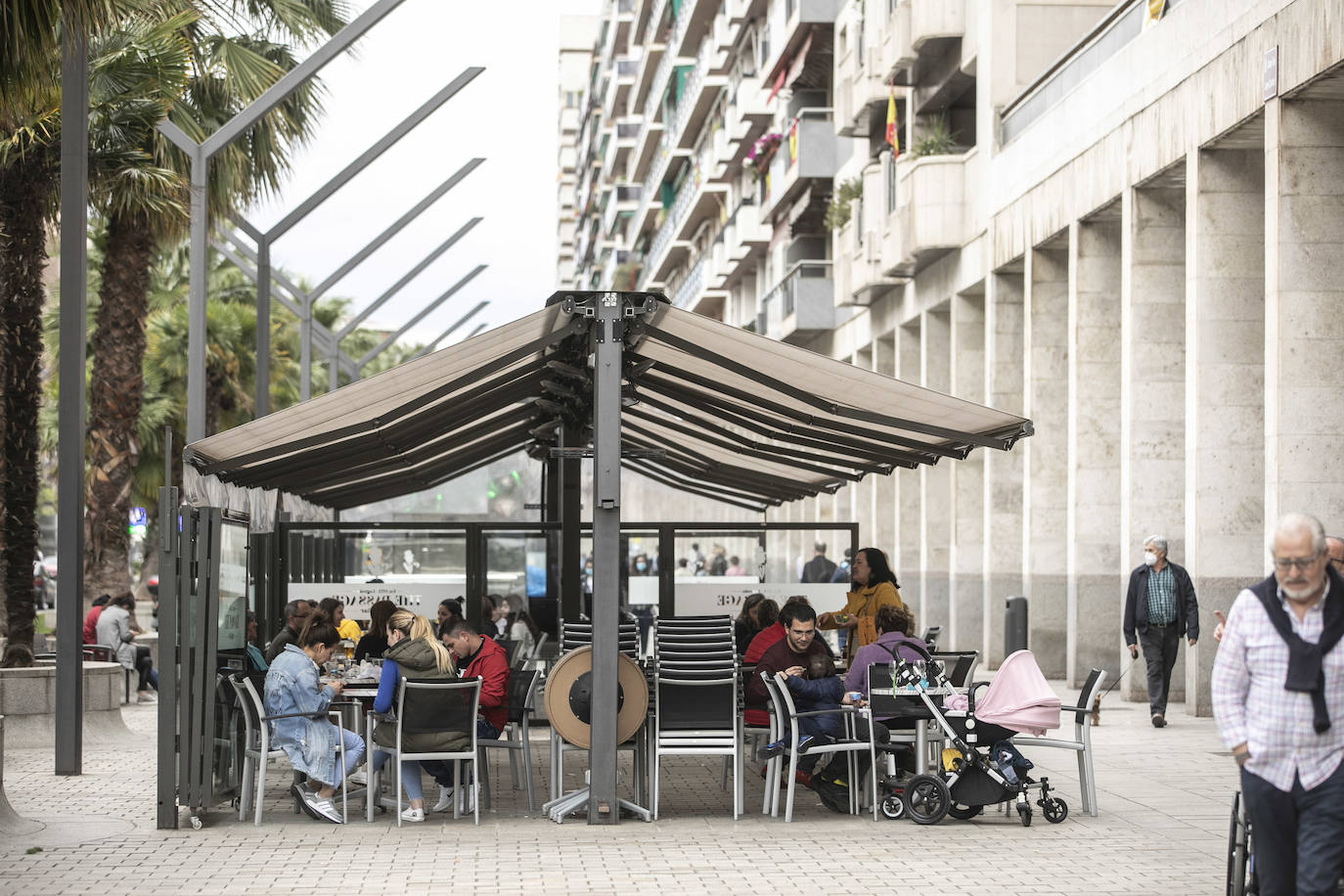 Las medidas se cumplieron de forma más adecuada este martes en estos espacios de la hostelería