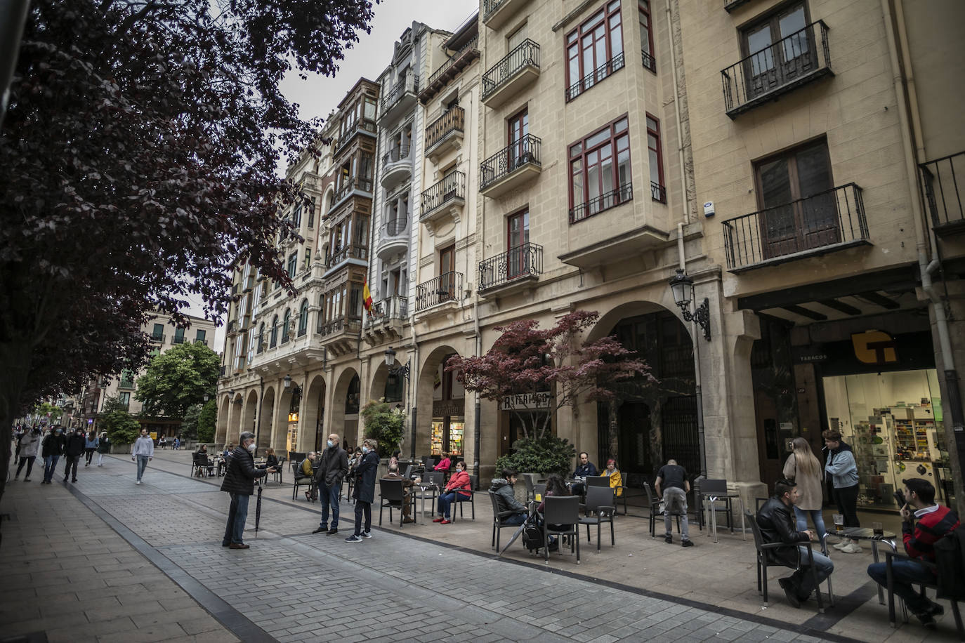 Las medidas se cumplieron de forma más adecuada este martes en estos espacios de la hostelería