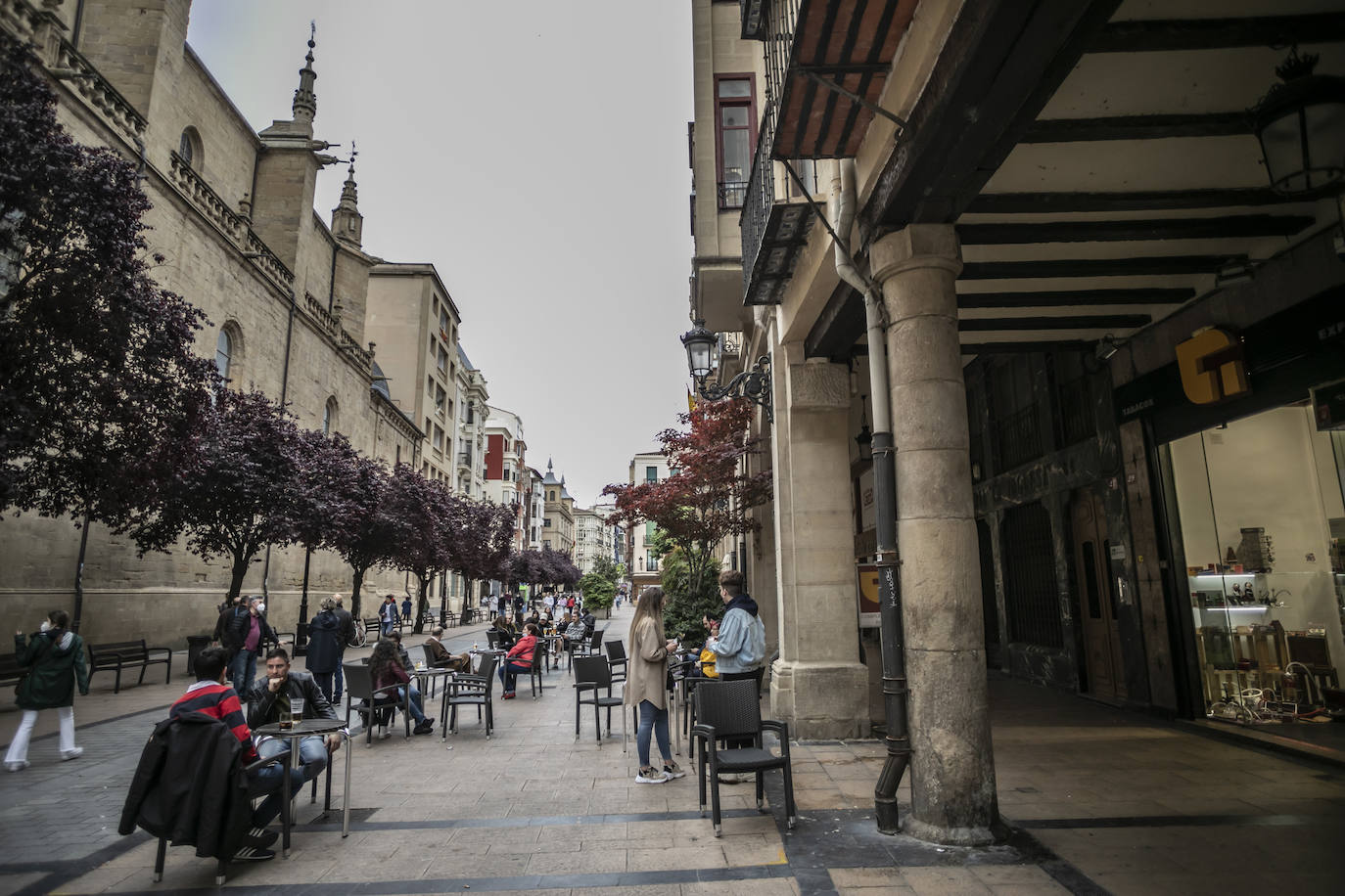 Las medidas se cumplieron de forma más adecuada este martes en estos espacios de la hostelería