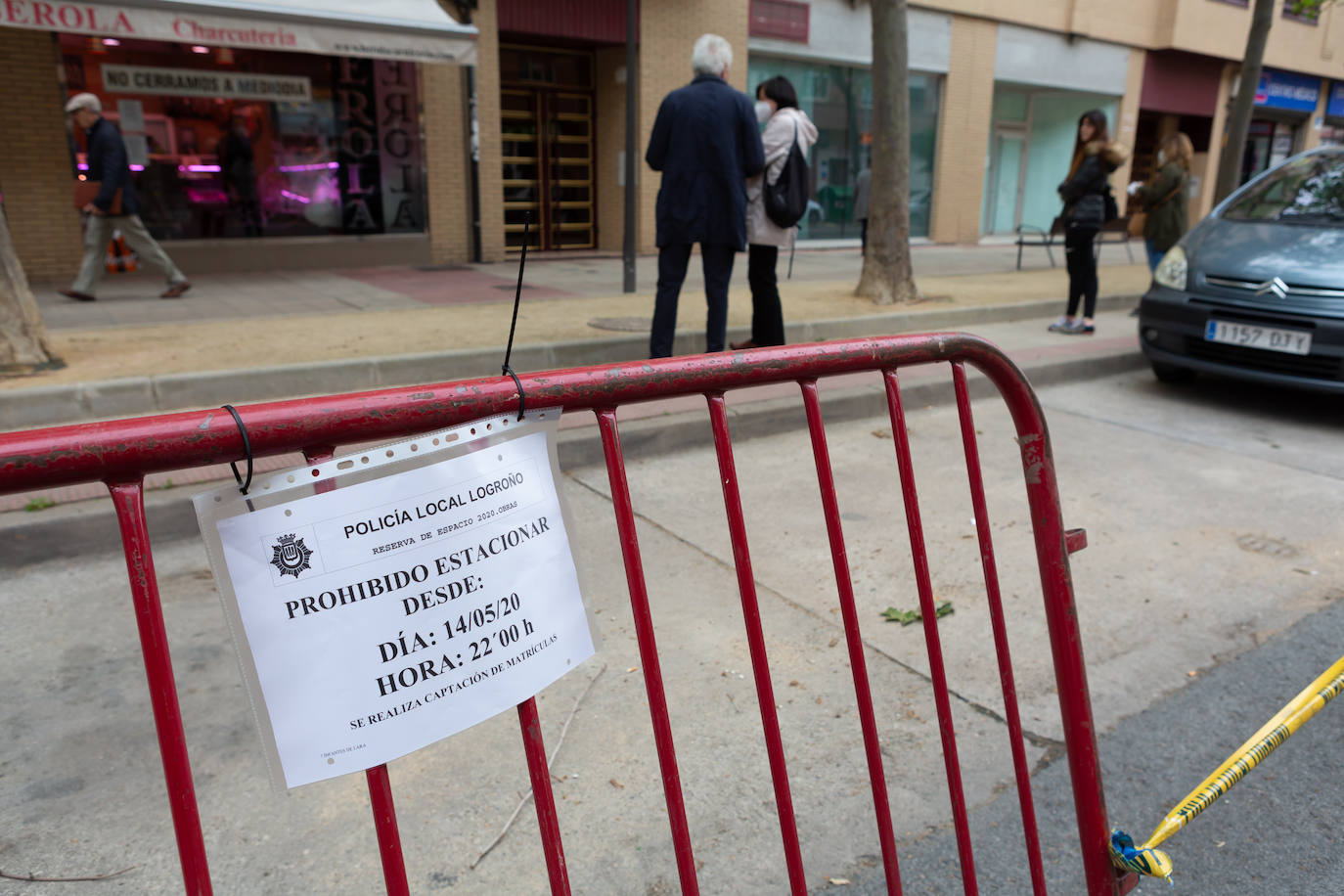 La ciudad de Logroño amplía sus aceras para desplazarse de forma segura durante la crisis pero con visos de permanencia