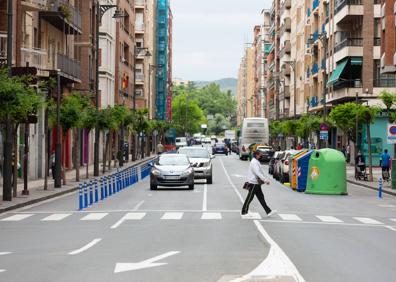 Imagen secundaria 1 - Coronavirus en La Rioja: Las calles logroñesas que vienen dan espacio al peatón