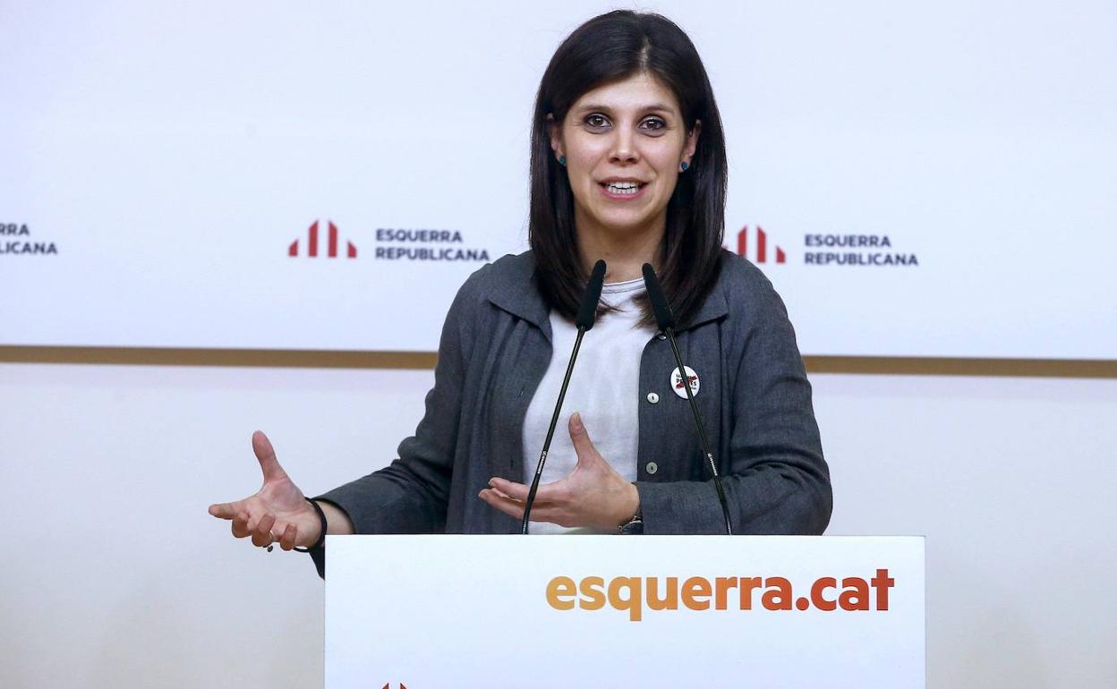 La portavoz de ERC, Marta Vilalta.