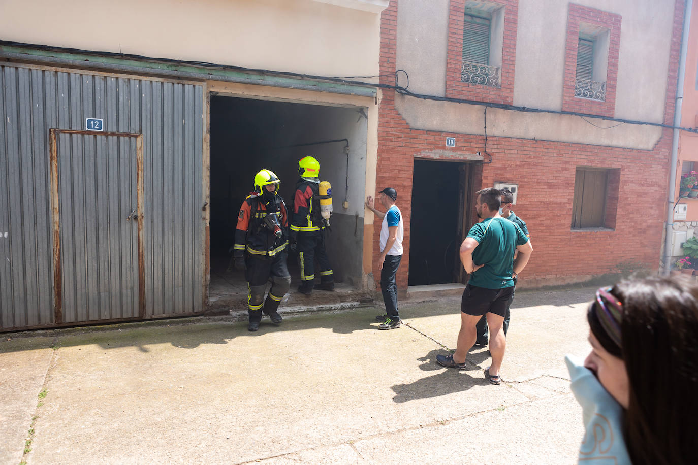 Incendio en una casa en Uruñela