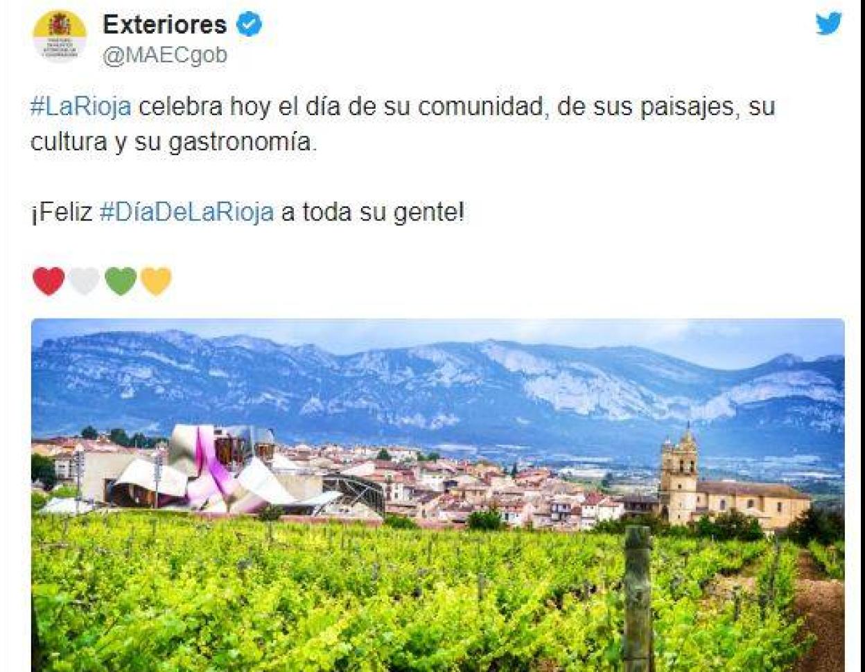 Feliz Día de La Rioja, Elciego: la metedura de pata (con buena intención) de Exteriores