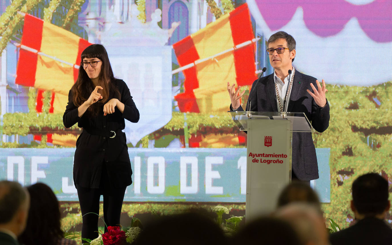 El alcalde de Logroño ha trasladado el agradecimiento del Consistorio a todos los ciudadanos