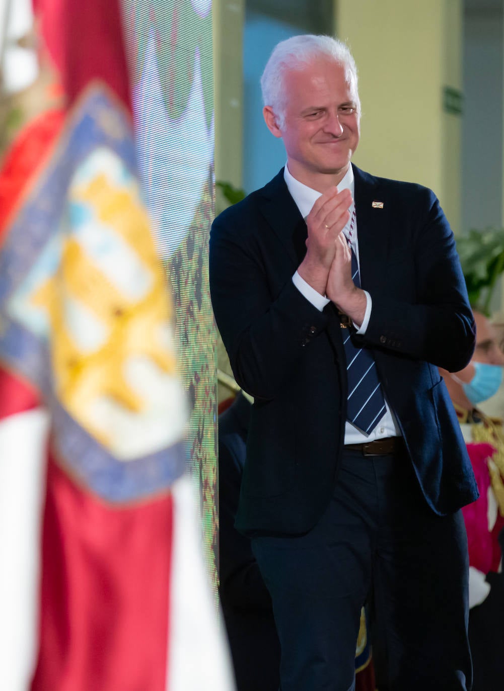 El alcalde de Logroño ha trasladado el agradecimiento del Consistorio a todos los ciudadanos