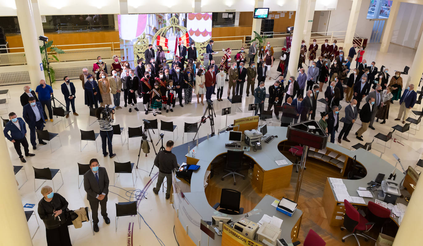 El alcalde de Logroño ha trasladado el agradecimiento del Consistorio a todos los ciudadanos