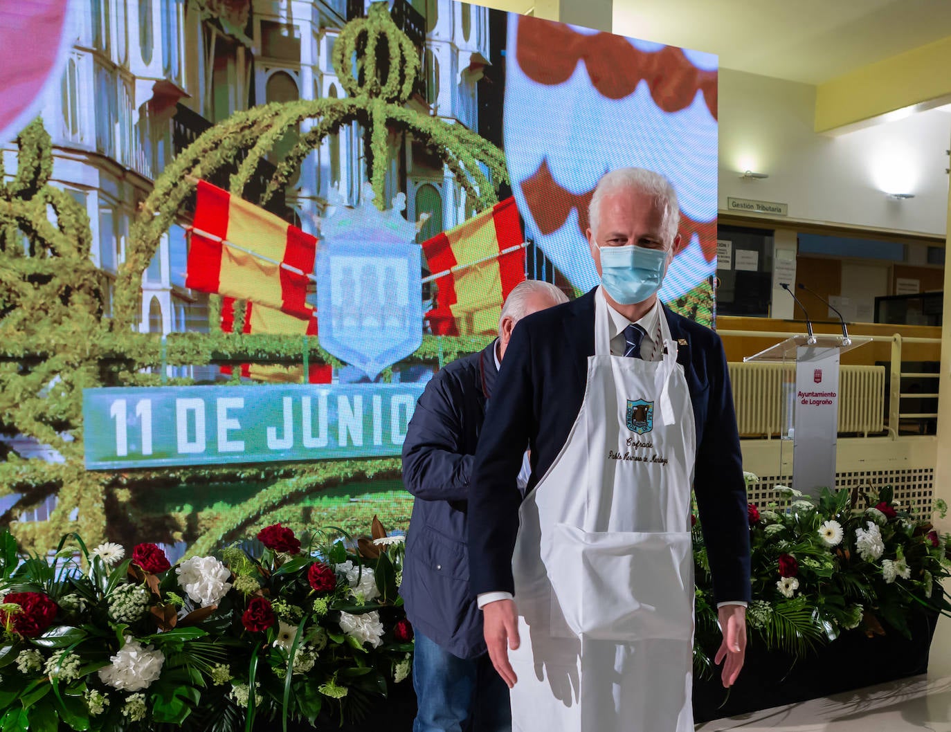 El alcalde de Logroño ha trasladado el agradecimiento del Consistorio a todos los ciudadanos