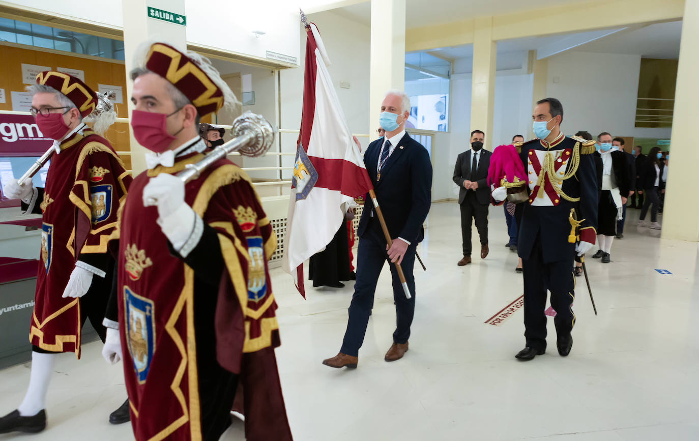 El alcalde de Logroño ha trasladado el agradecimiento del Consistorio a todos los ciudadanos