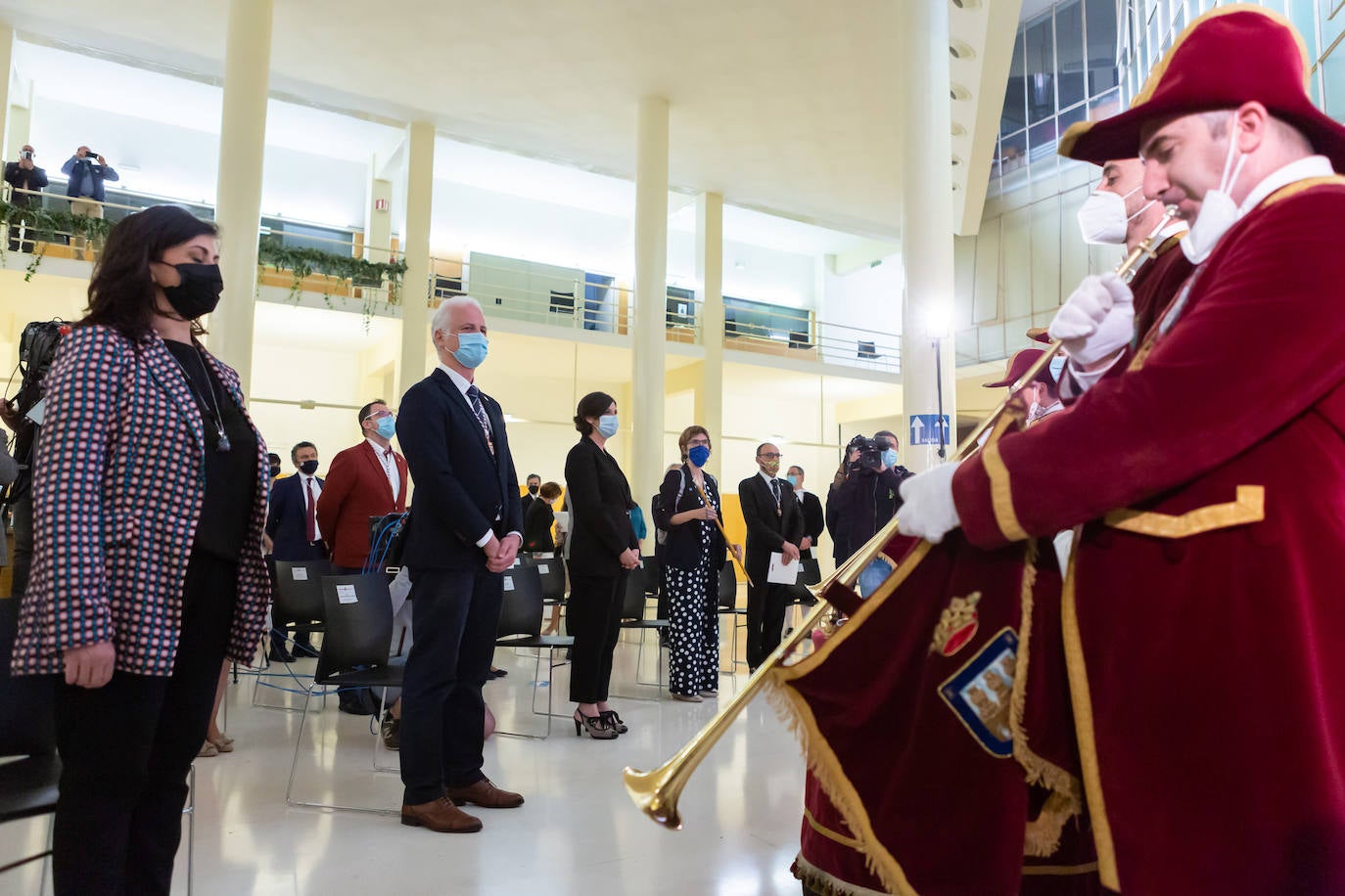 El alcalde de Logroño ha trasladado el agradecimiento del Consistorio a todos los ciudadanos