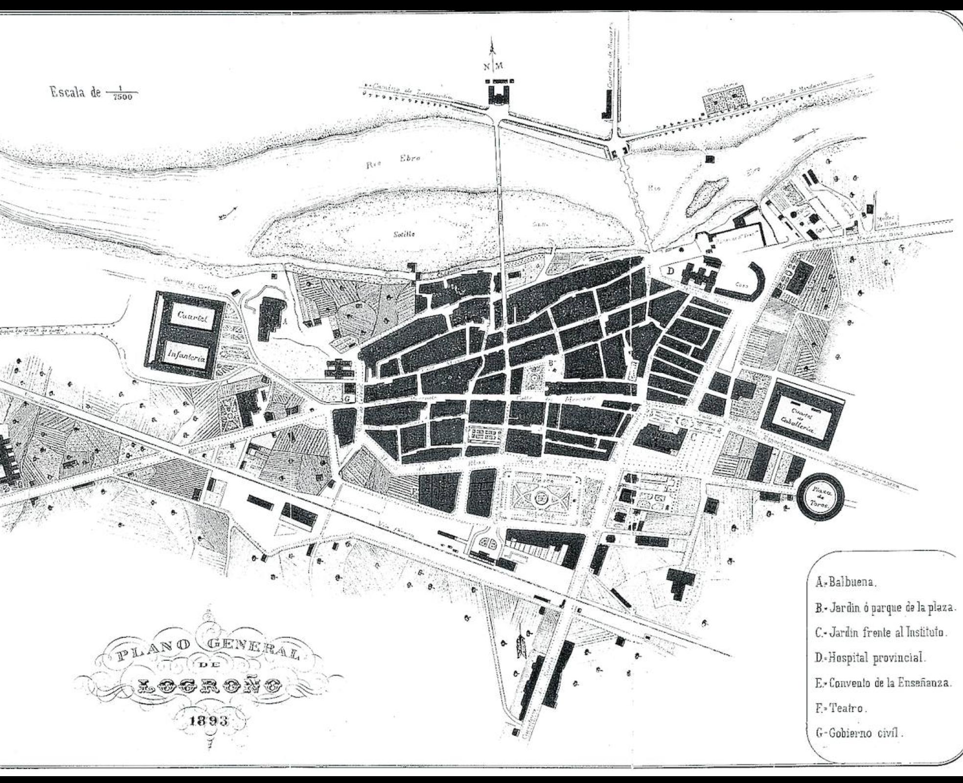 'Logroño histórico' (1893-5), de F.J. Gómez. 