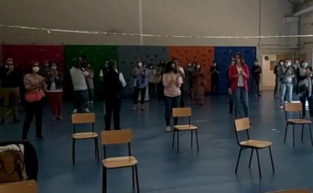 VÍDEO: el aplauso de los profesores de la concertada