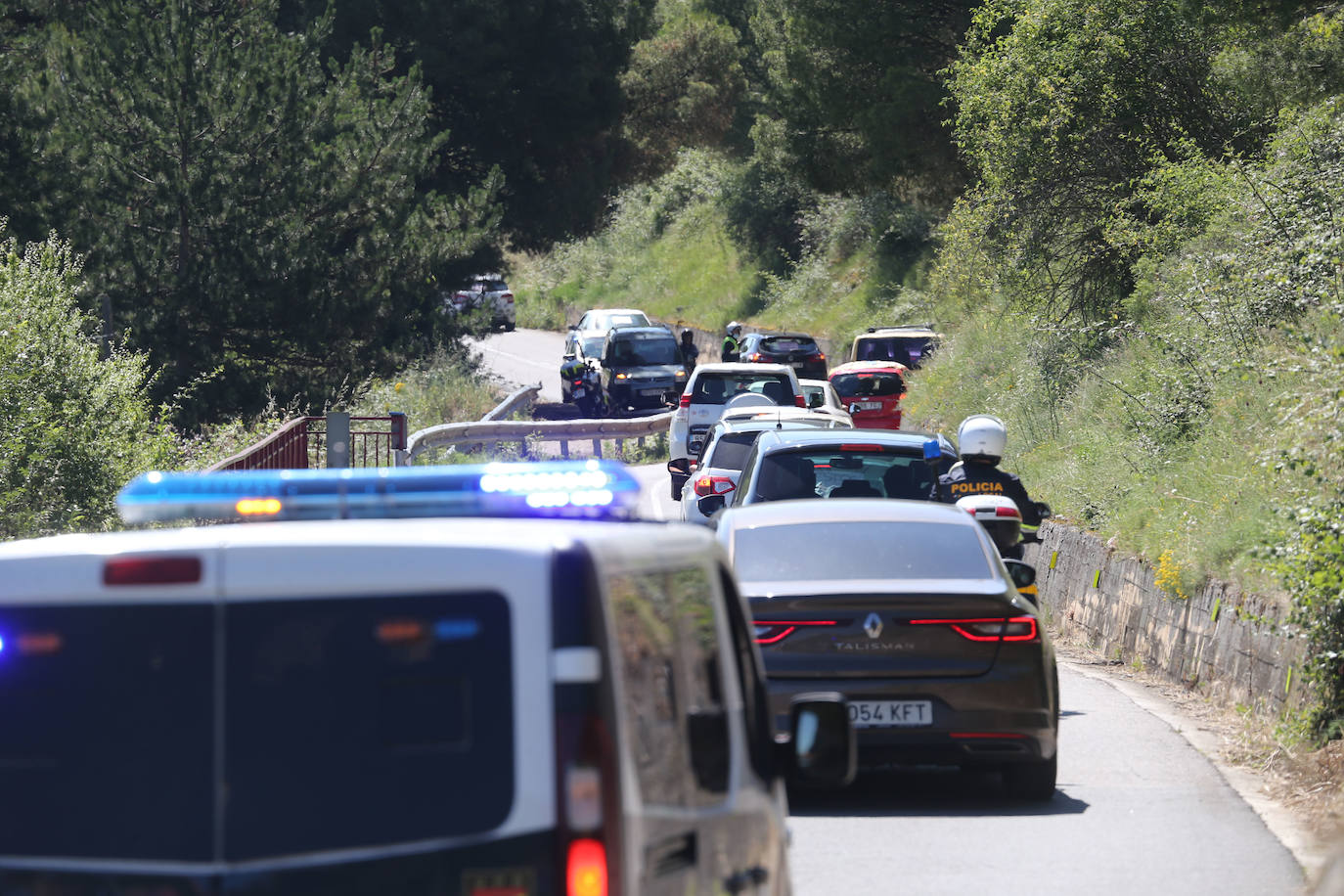 Este sábado se ha llevado a cabo una marcha en coche desde el enclave logroñés hasta Las Norias