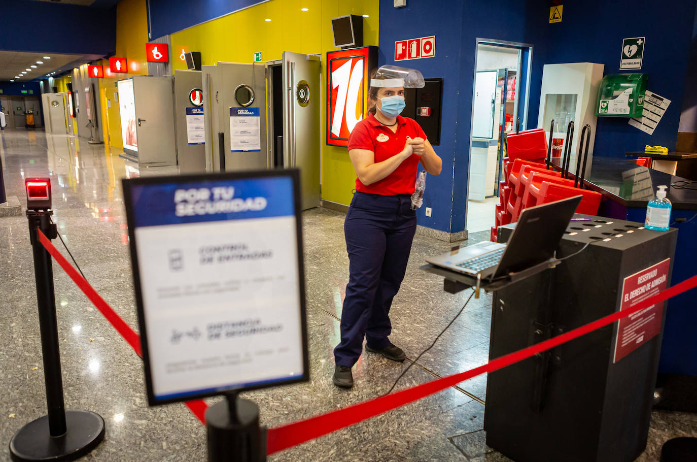 Los cines Yelmo Berceo y 7 Infantes de Lara abren este viernes con aforo reducido y medidas de higiene 