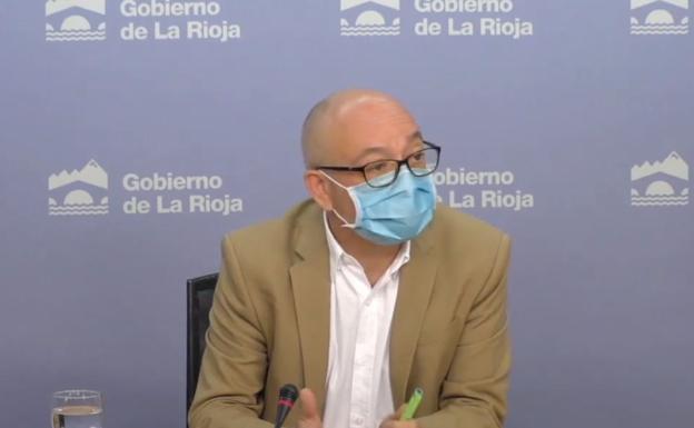 Ramalle, durante la rueda de prensa de hoy. 