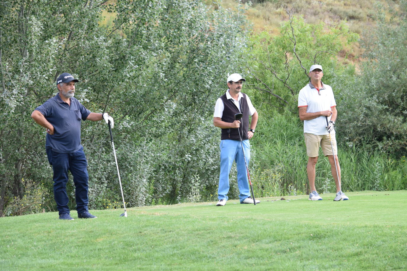 La Liga de Golf y Vino se retomó este sábado en El Campo de Logroño.