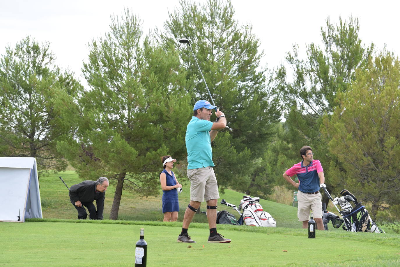 La Liga de Golf y Vino se retomó este sábado en El Campo de Logroño.