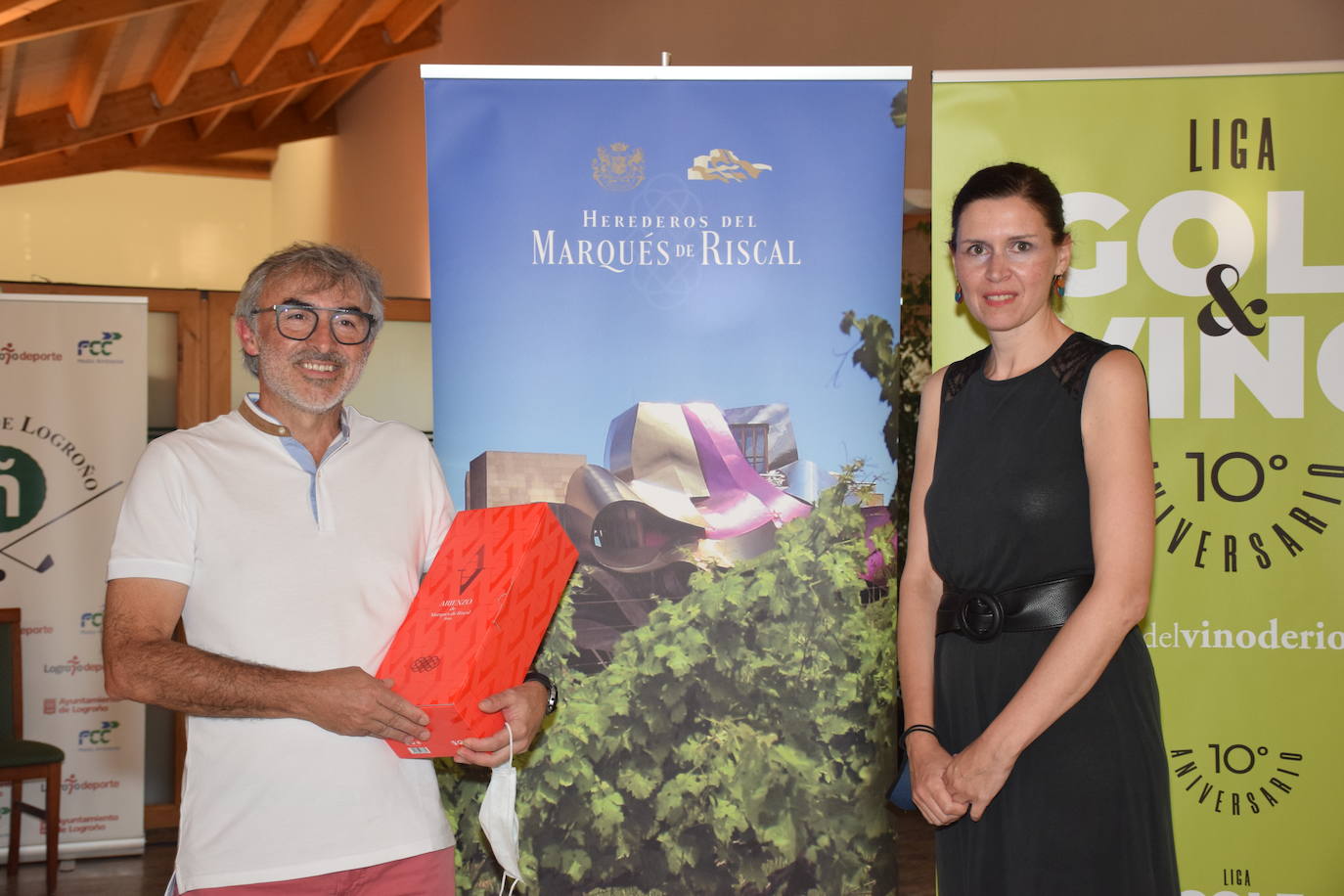 La Liga de Golf y Vino se retomó este sábado en El Campo de Logroño.