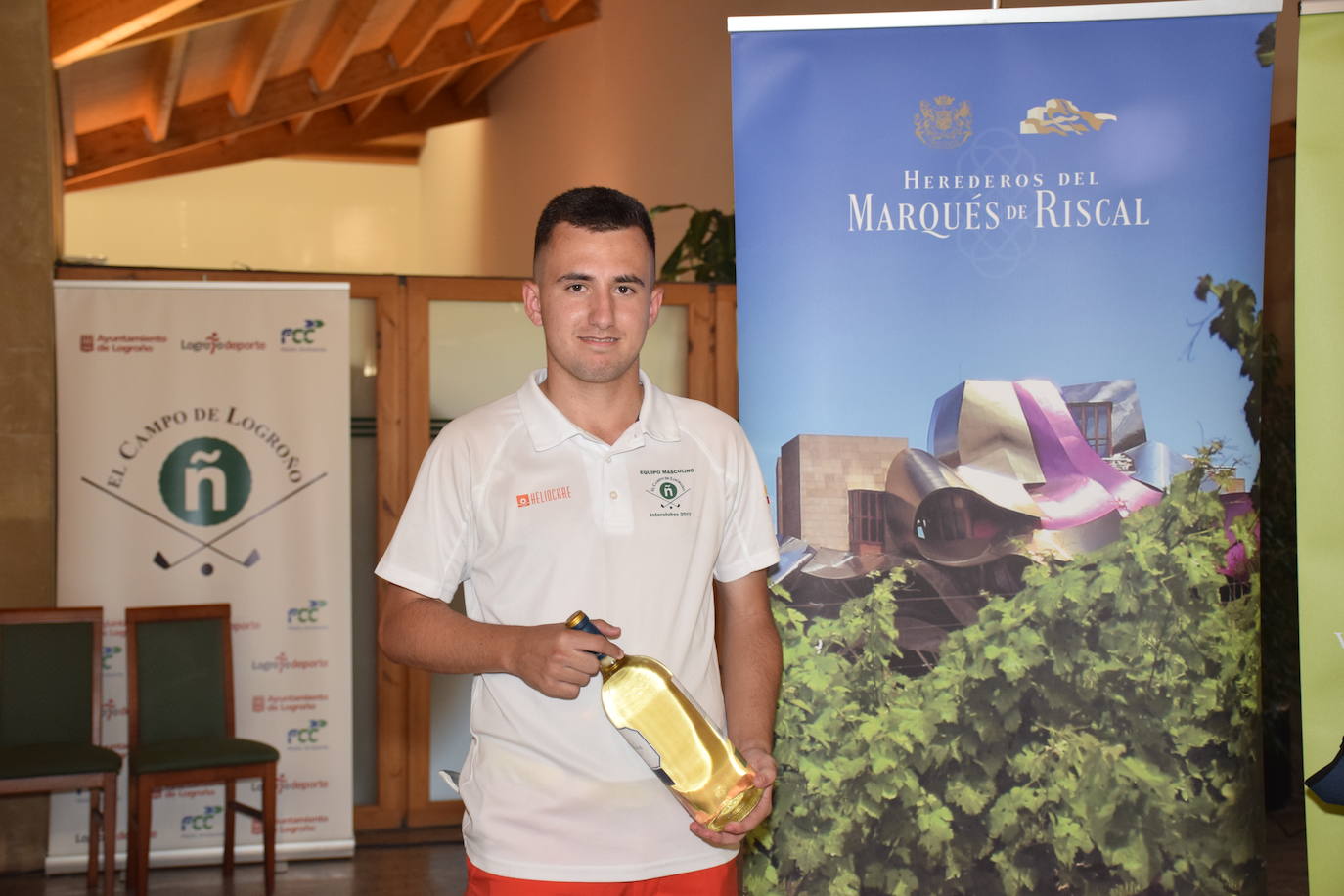 La Liga de Golf y Vino se retomó este sábado en El Campo de Logroño.