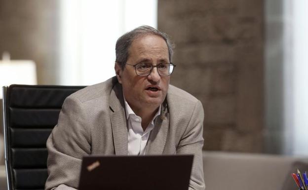 Torra anuncia una querella contra Juan Carlos I