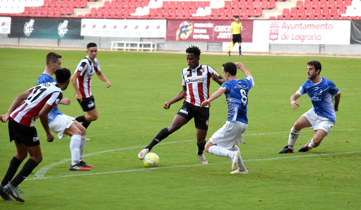 Los blanquirrojos se impusieron el sábado al Arnedo en Las Gaunas (2-0)