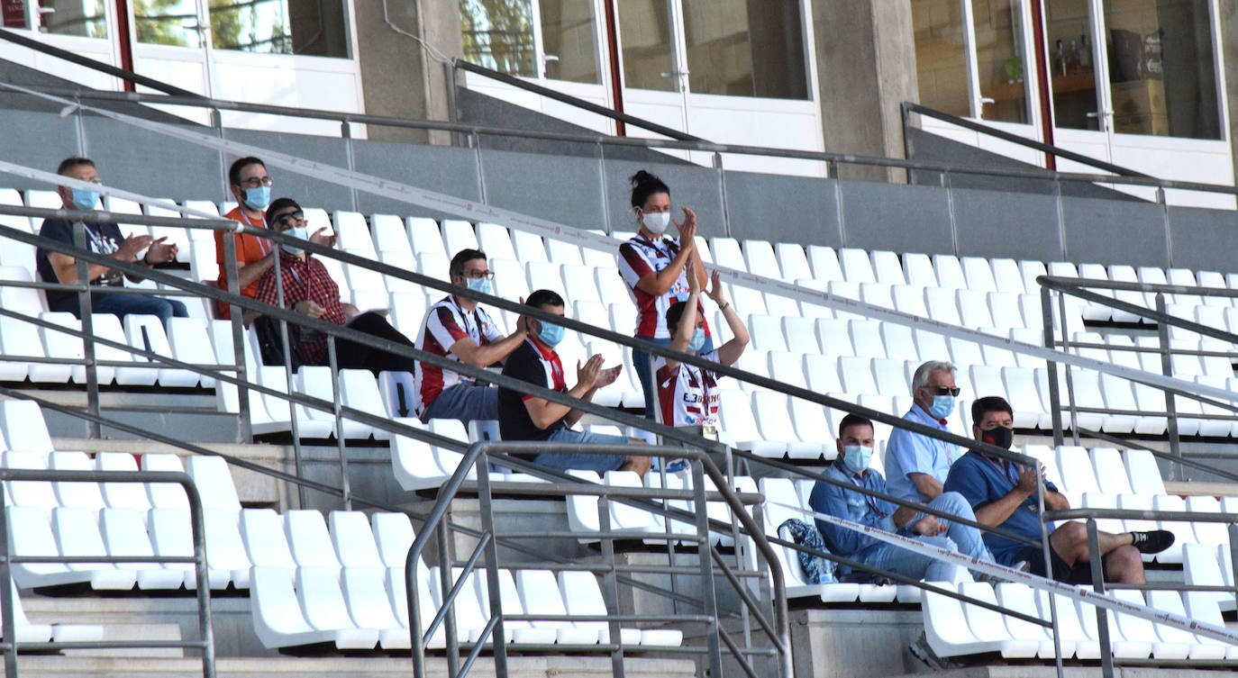 Los blanquirrojos se impusieron el sábado al Arnedo en Las Gaunas (2-0)