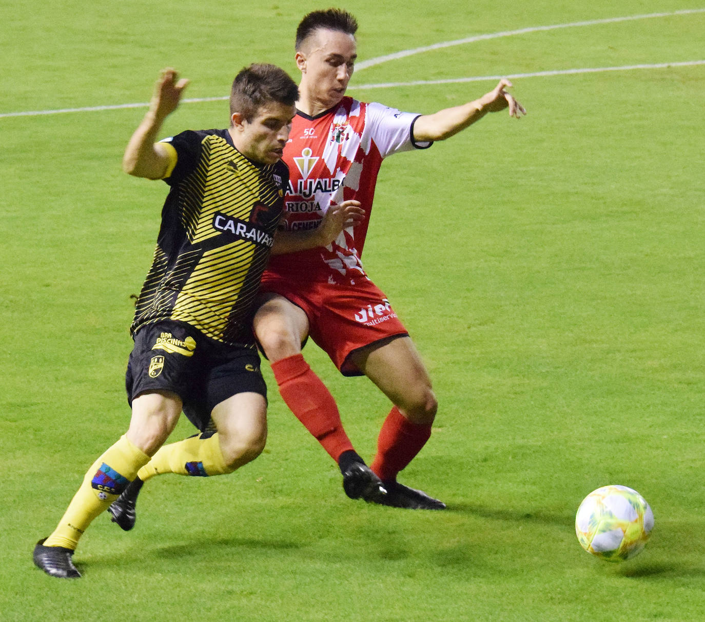 Los arlequinados han vencido al Casalarreina en la segunda semifinal del 'play off' de ascenso