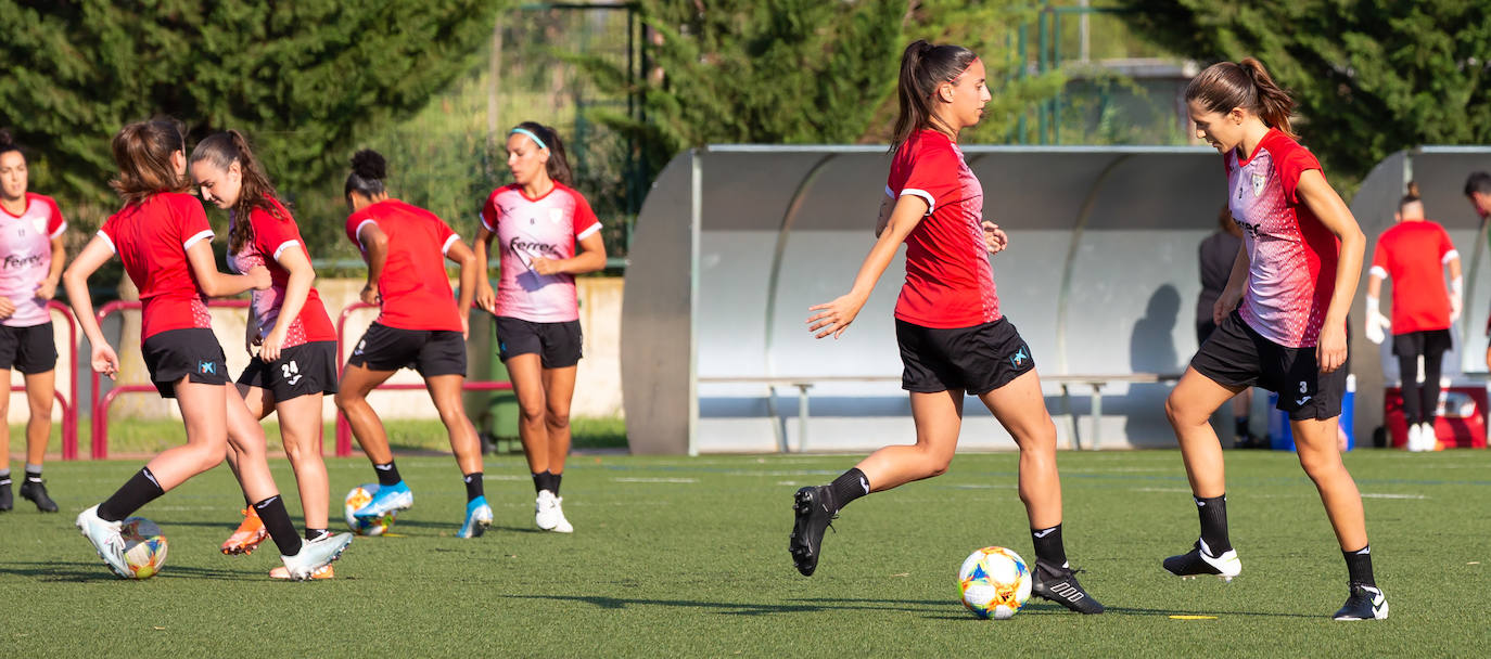 Las logroñesas iniciaron este lunes la pretemporada con un proyecto ilusionante y reconocido, pero con las incertidumbres que genera el coronavirus