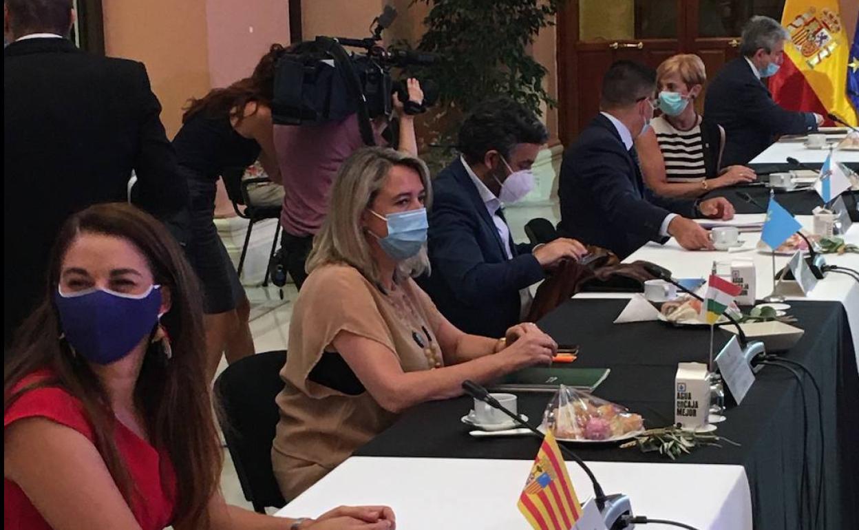 Eva Hita, en la reunión