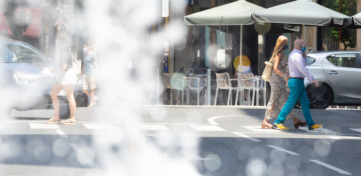 Los logroñeses se enfrentan al aviso naranja por altas temperaturas