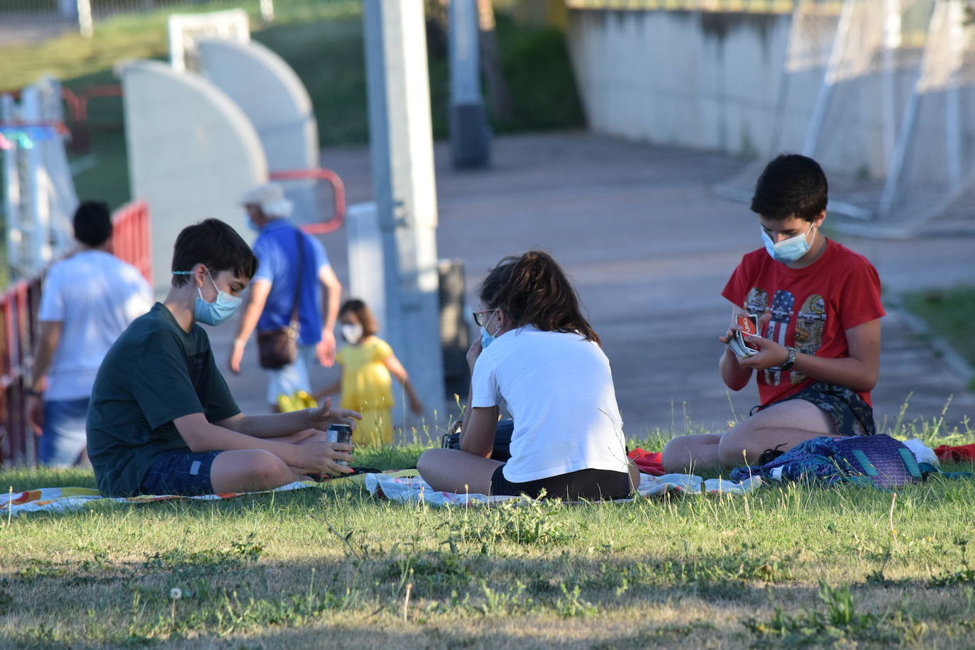 Las instalaciones deportivas se han convertido en un lugar muy frecuentado en el actual periodo estival 