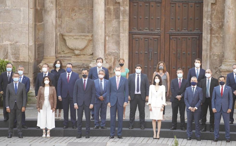 16 presidentes autonómicos debaten en San Millán el reparto de los fondos anti Covid