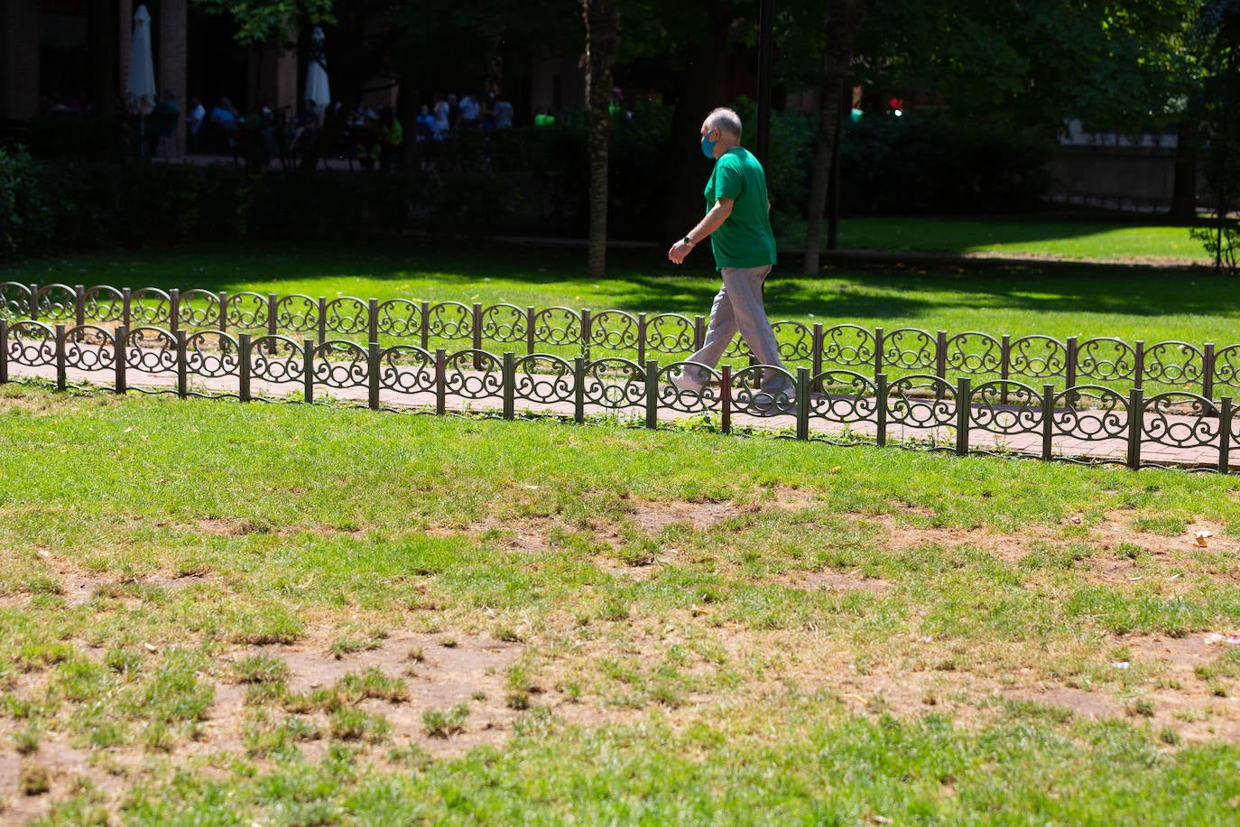 Fotos: El cuidado de los jardines de Logroño, en tela de juicio