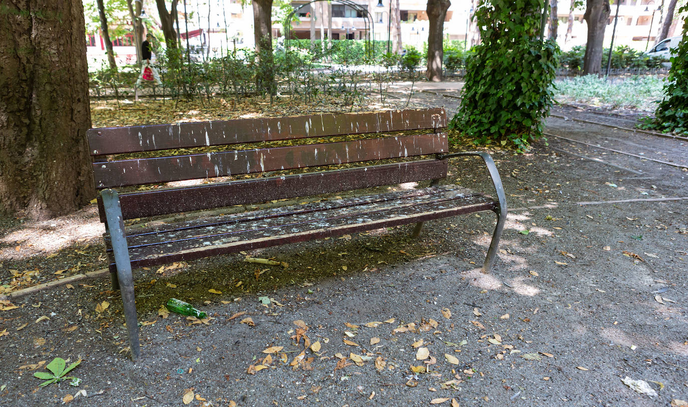 Fotos: El cuidado de los jardines de Logroño, en tela de juicio