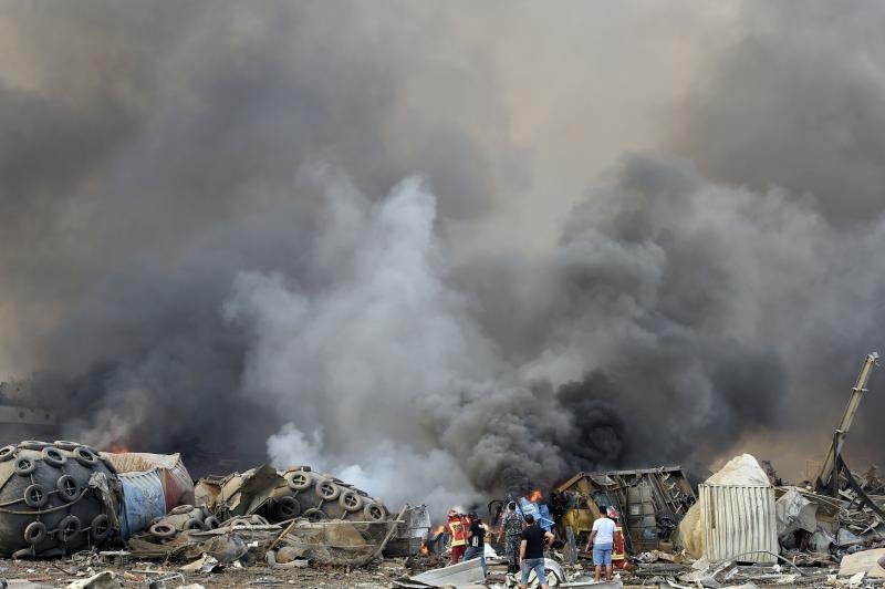 Fotos: La explosión en el puerto de Beirut, en imágenes