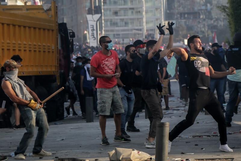 Fotos: Jornada de protestas contra el Gobierno en Beirut