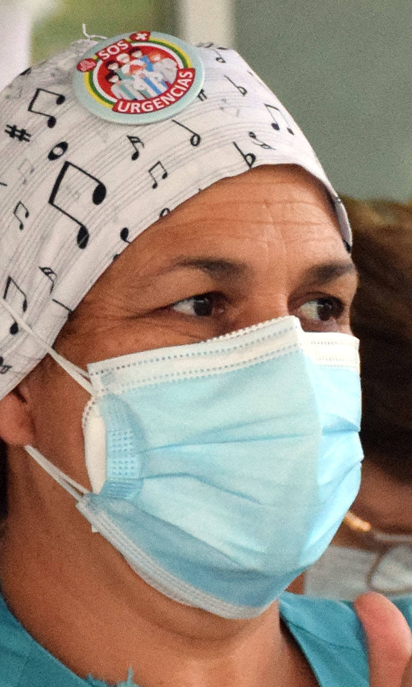 Los sanitarios y trabajadores volvieron a concentrarse este lunes para expresar sus reinvindicaciones