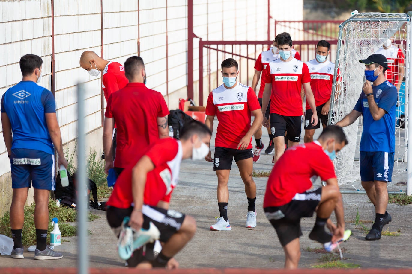 El equipo ha realizado este jueves su primer entrenamiento