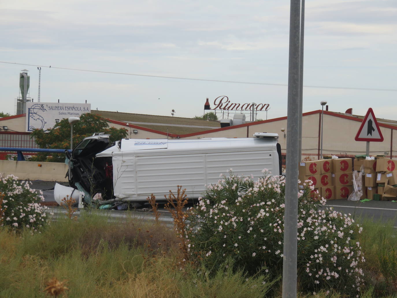 Fotos: Dos fallecidos en un accidente de tráfico en la N-232 en Alfaro