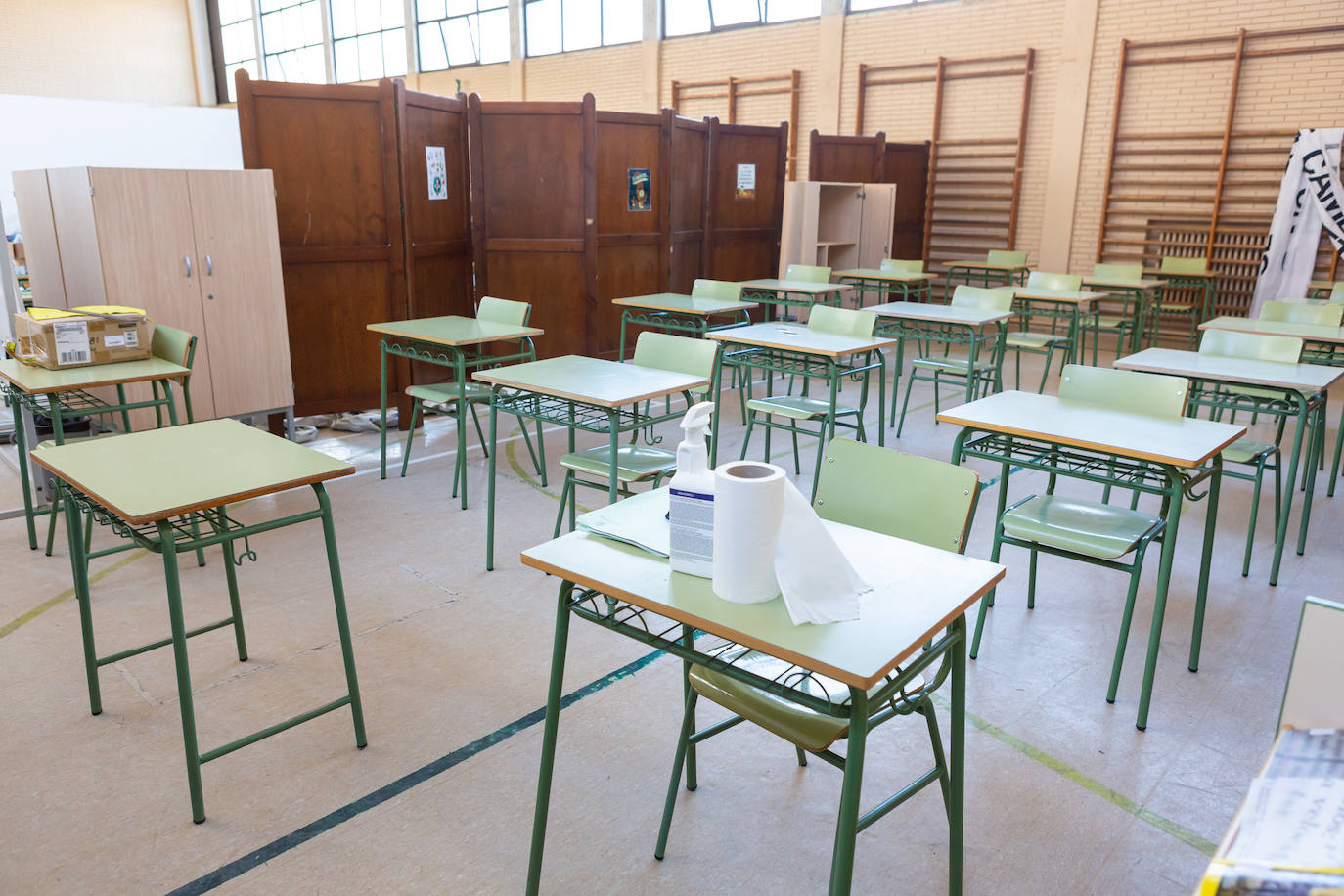 Los cambios en las aulas y espacios son evidentes frente al Covid-19