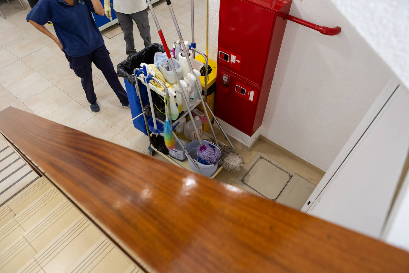 Los cambios en las aulas y espacios son evidentes frente al Covid-19