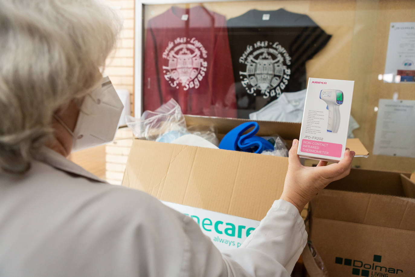 Los cambios en las aulas y espacios son evidentes frente al Covid-19