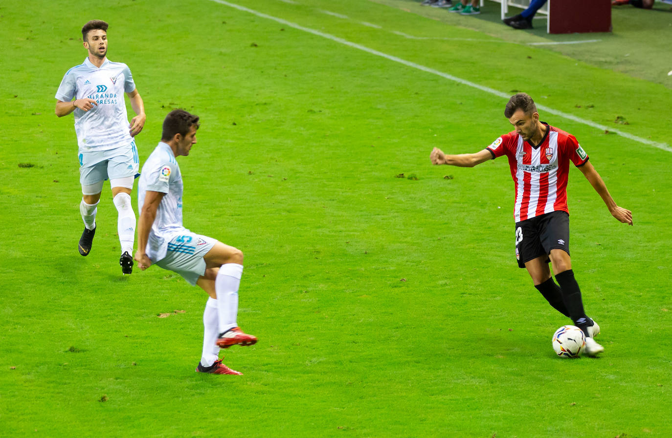 El autor del gol del triunfo fue Adrián Pérez