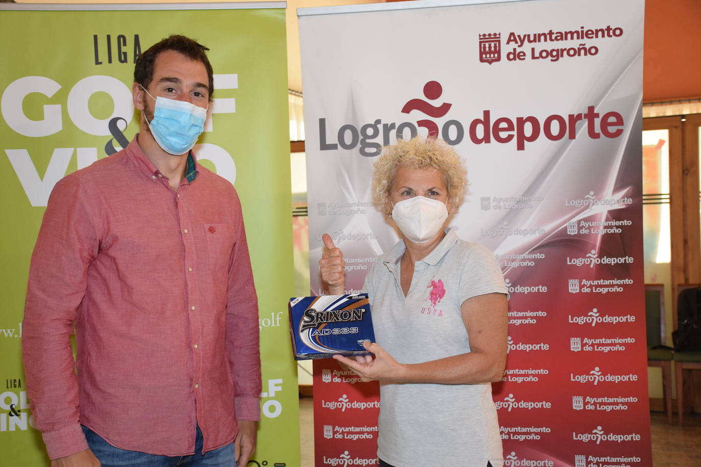 Los ganadores del Torneo Bodegas Altanza recogieron sus premios en El Campo de Logroño.