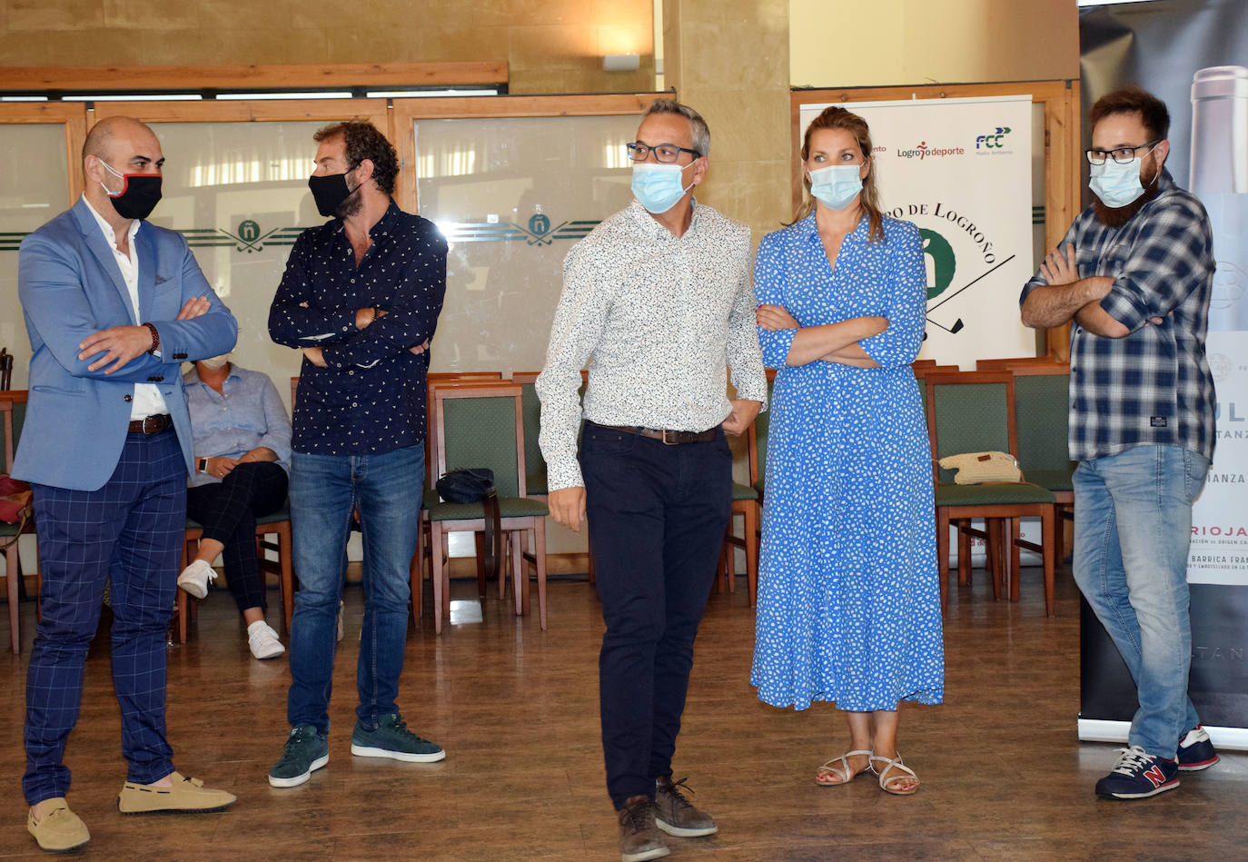 Los ganadores del Torneo Bodegas Altanza recogieron sus premios en El Campo de Logroño.