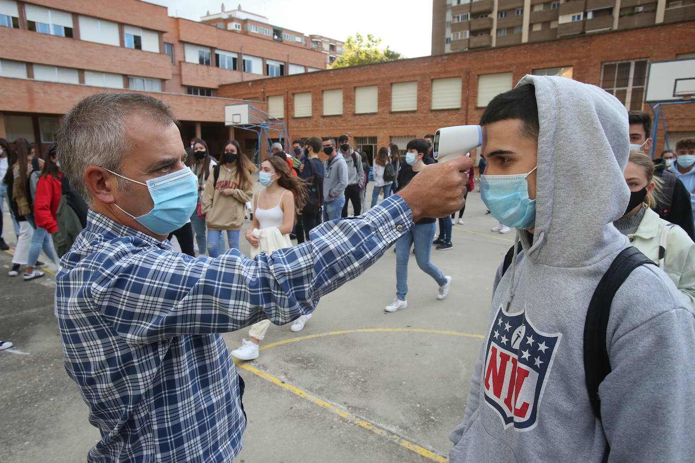 Fotos: Vuelta al cole en Logroño