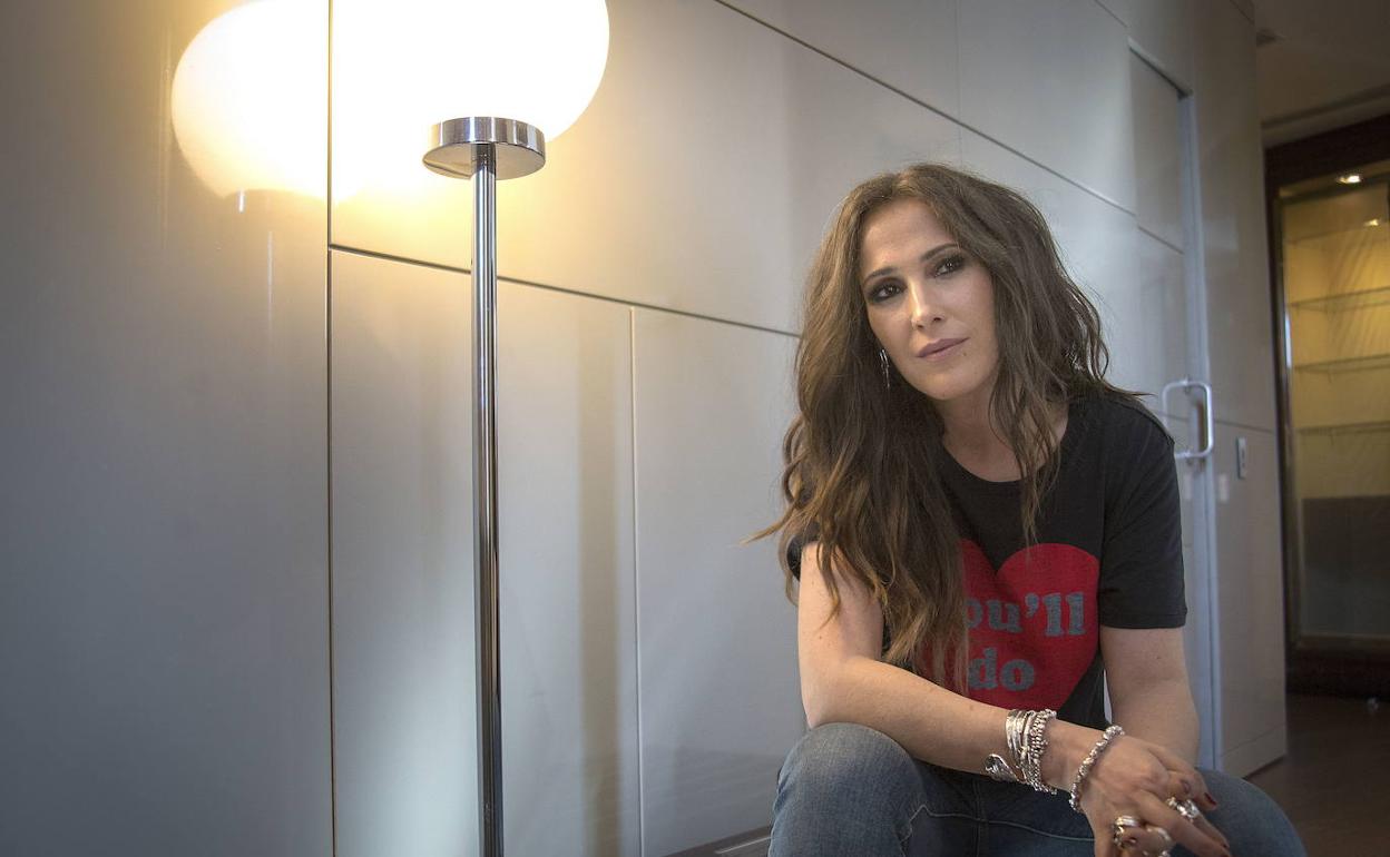 Malú, durante la presentación de su anterior disco.Alb