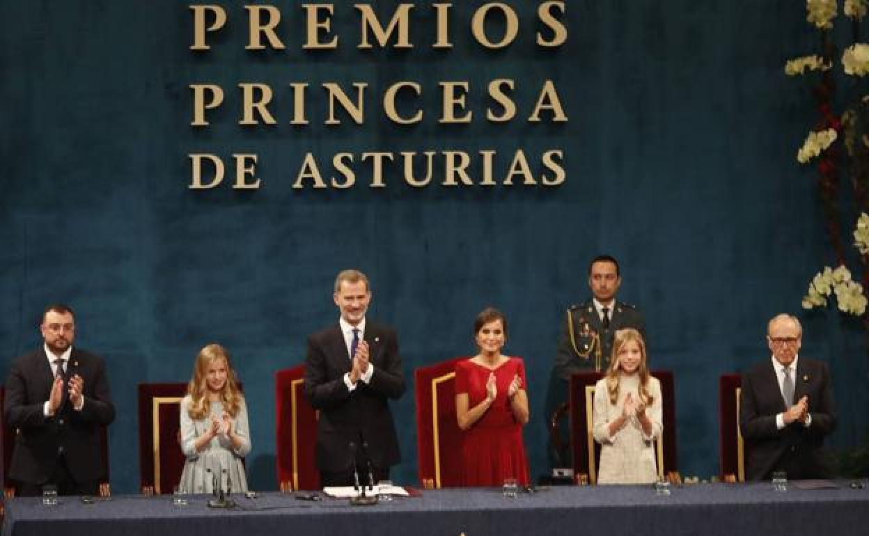 Ceremonia de los premios del año pasado en el Teatro Campoamor.