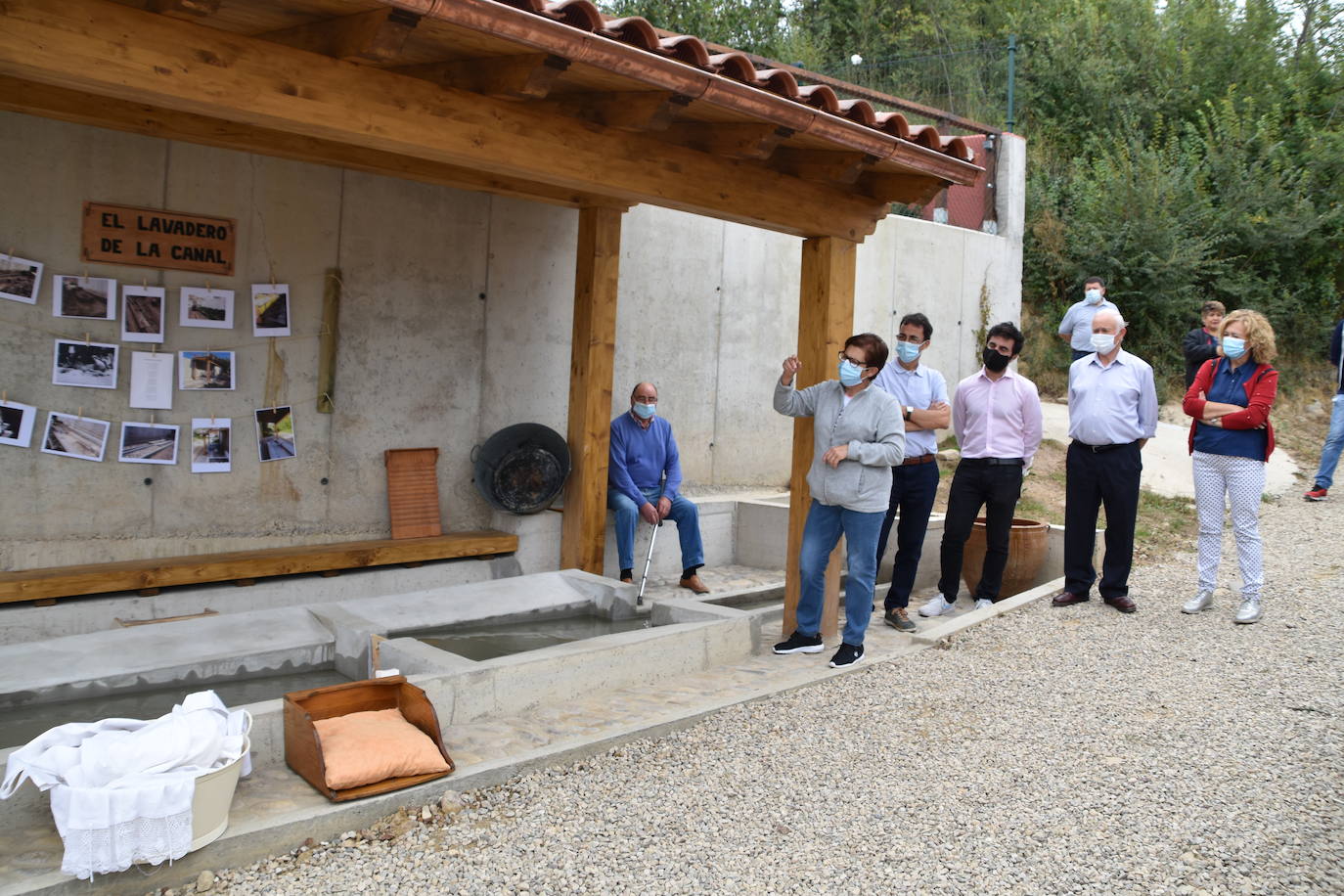 Fotos: Recuperación del lavadero de la Canal en La Villa de Ocón