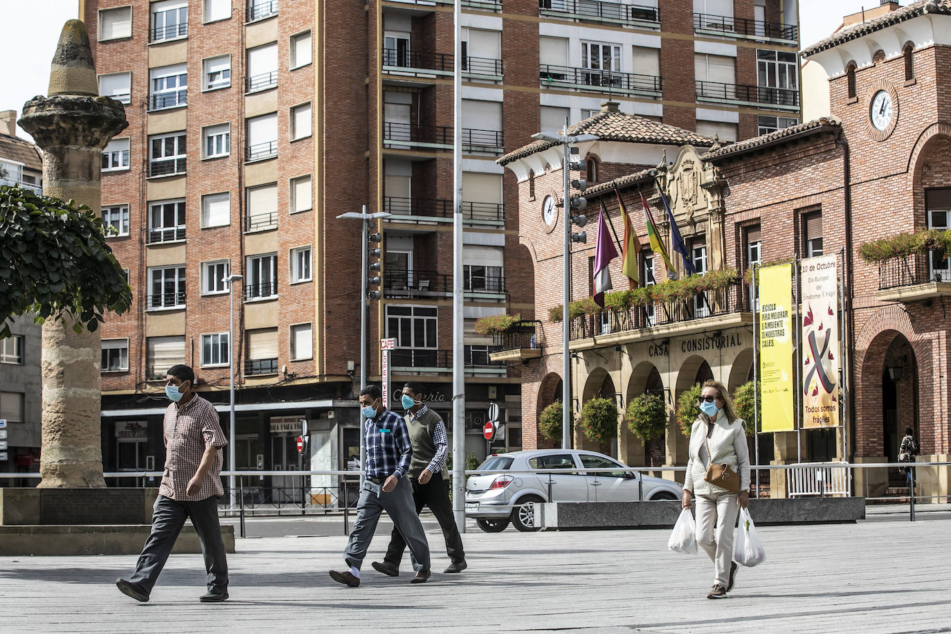 Fotos: Calahorra: primer día de confinamiento